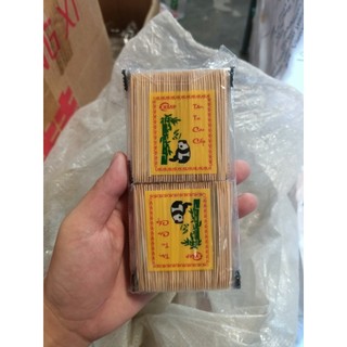 1 bịch 10 gói tăm xỉa răng cao cấp gấu trúc