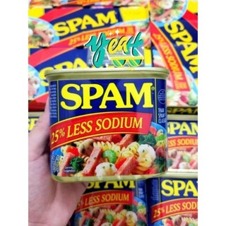 Thịt hộp spam 25% less sodium mỹ