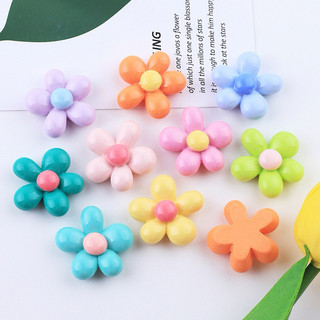 Charm Hoa Chubby màu sắc treo móc khoá - vòng tay - dây đeo điện thoại Handmade DIY