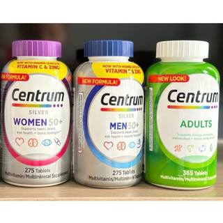 Viên centrum silver 50+ chai 275 viên
