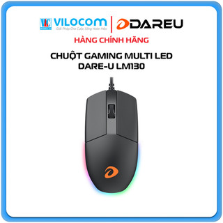 Chuột Gaming DAREU LM130 Đen (MULTI-LED, USB) - Chính Hãng Mai Hoàng Phân Phối