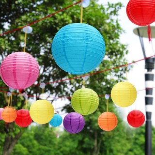 Đèn lồng Vải Lụa size lớn tròn 40cm/30cm