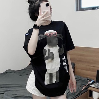 Áo Thun Hoạ Tiết Cừu  Hot From Dáng Unisex Chất Cotton Xịn Xò