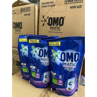 Nước Giặt Omo Matic hương nước hoa túi 412g