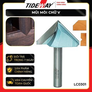 Mũi mòi v tideway lc0301 - mũi mòi v tideway lc0301 chuyên dùng làm mộng mòi chữ v góc 120 độ