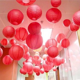 Đèn lồng Vải Lụa size lớn tròn 40cm/30cm