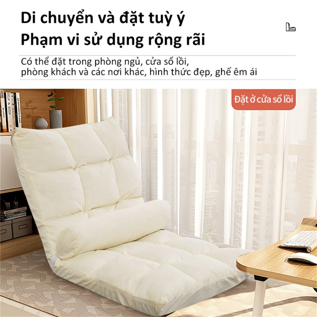 Ghế Lười Tatami -Cho Người Lớn Trẻ Em Túi Đậu Lớn Ghế Đi Văng Ghế， Chất Liệu Vỏ Nhung Lạnh,Ghế Tựa Lưng Bản Ngồi Ghế | BigBuy360 - bigbuy360.vn