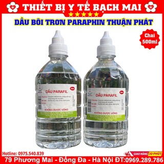 Dầu paraphin chai 500ml - dầu bôi trơn parafilthuận phát