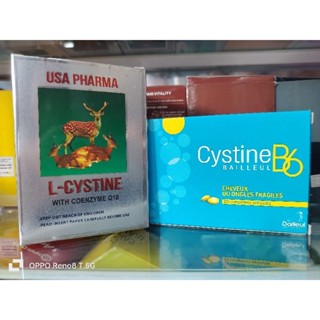 Cystine B6 hỗ trợ rụng tóc và loạn dưỡng móng Hộp 1 vỉ /20 viên [Hàng Pháp]/ L Cystin 60 viên