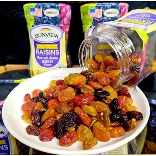 Nho Khô 3 màu Sunview Raisins ( hộp 425gr )