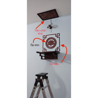 ốp tròn chỉ viền bàn thờ