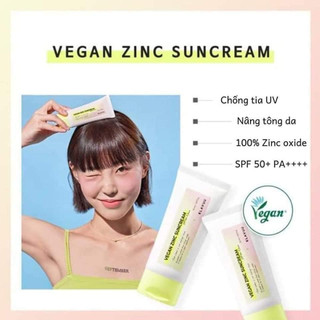 Kem chống nắng thuần chay 𝐊𝐥𝐚𝐯𝐮𝐮 𝐕𝐞𝐠𝐚𝐧 𝐙𝐢𝐧𝐜 𝐒𝐮𝐧𝐜𝐫𝐞𝐚𝐦 𝐒𝐏𝐅 𝟓𝟎+ 𝐏𝐀+++