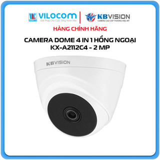 Camera kbvision full hd 1080p dạng dome hồng ngoại 20m kx-a2112c4