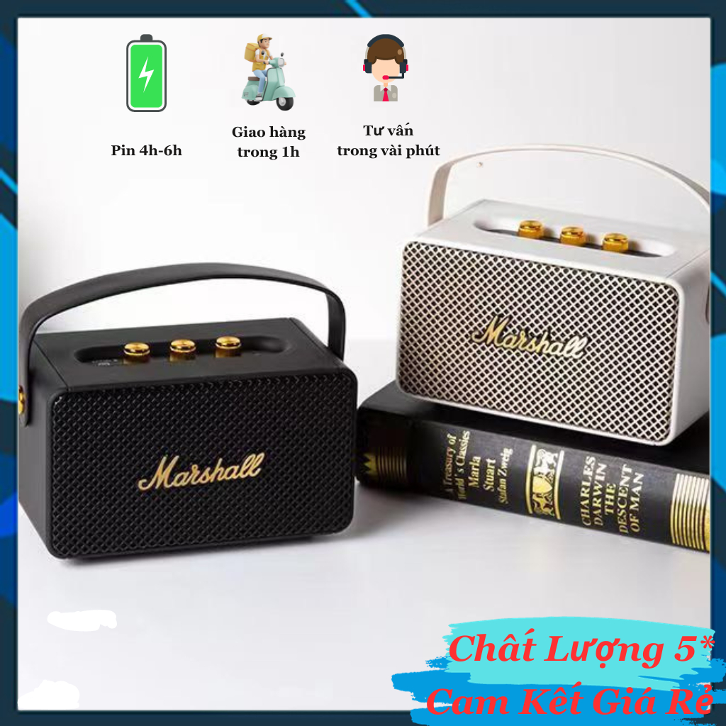 Loa bluetooth Marshall M10 pin trâu âm thanh cực đỉnh chống nước - Bảo hành 12 tháng