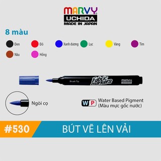 Bút vẽ vải marvy uchida 530 ngòi brush