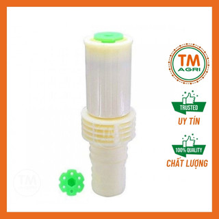 Vòi tưới cây cầm tay nhựa màu trắng ngà, gắn ống mềm phi 27mm-35mm-40mm-Điều Chỉnh khoảng cách tưới