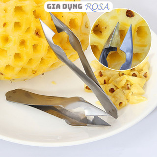 Nhíp gắp mắt dứa thơm thông minh siêu tiện - Dụng cụ gắp mắt trái dứa, dao gọt lấy mắt thơm siêu nhanh AT203