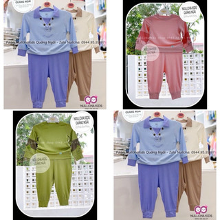 LIL-Bộ dài tay vải tăm cổ đức Little Love (3-6M đến 3Y)