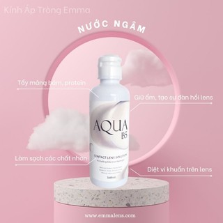  Nước ngâm lens Aqua B5 Eyeremi 160ml  Frenzo 150ml | Emma Super Mini Contact Lens 