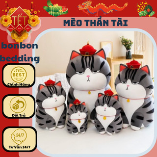 Gấu bông mèo hoàng thượng , gấu bông mèo mặt quạo size 40cm,50cm,70cm,90cm