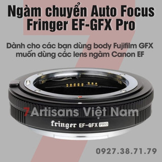 Ngàm chuyển auto focus siêu nhanh fringer ef-gfx pro cho fujifilm gfx và fringer ef-fx pro ii cho fujfilm crop