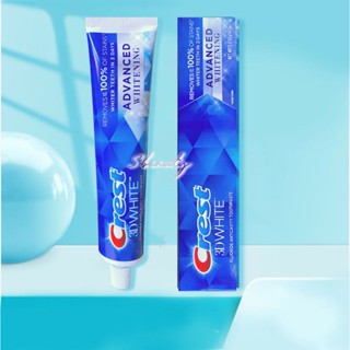 Kem đánh răng Crest 3D White Advance 147g Mỹ- Cho hơi thở thơm mát và trắng răng vượt trội
