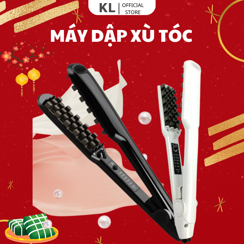 Máy dập xù bấm tóc phồng chân tóc vuông-KHANHLY