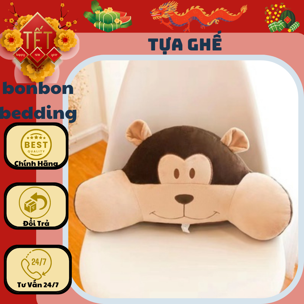 Thú bông tựa lưng hot trend , ghế tựa văn phòng_ghê ôtô hot nhất thị trường