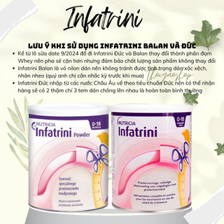 Sữa bột Infatrini cao năng lượng nội địa Đức/Balan 400gr