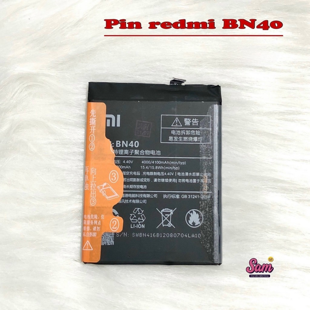Pin Xiaomi BN4A / BN47 / BN46 / BN45 / BN44 / BN43 / BN42 / BN41 / BN40