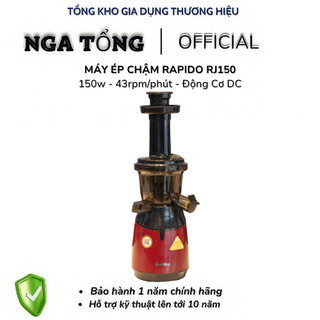 Máy Ép Chậm Rapido RJ150, Máy Ép Chậm Mini, Ép Rau Củ Quả, Bảo Hành 1 Năm Chính Hãng