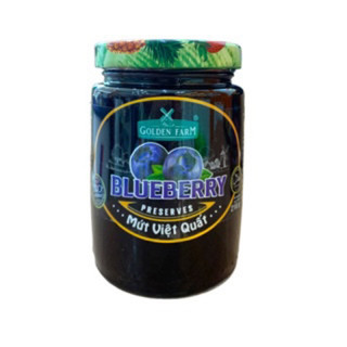 MỨT VIỆT QUẤT BLUEBERRY PRESERVES 210G GOLDEN FARM - DÙNG ĂN KÈM SANDWICH, BÁNH MÌ, XAY SINH TỐ, KEM ...