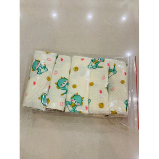 set 5 khăn xô mềm mại 2 lớp