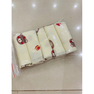 set 5 khăn xô mềm mại 2 lớp