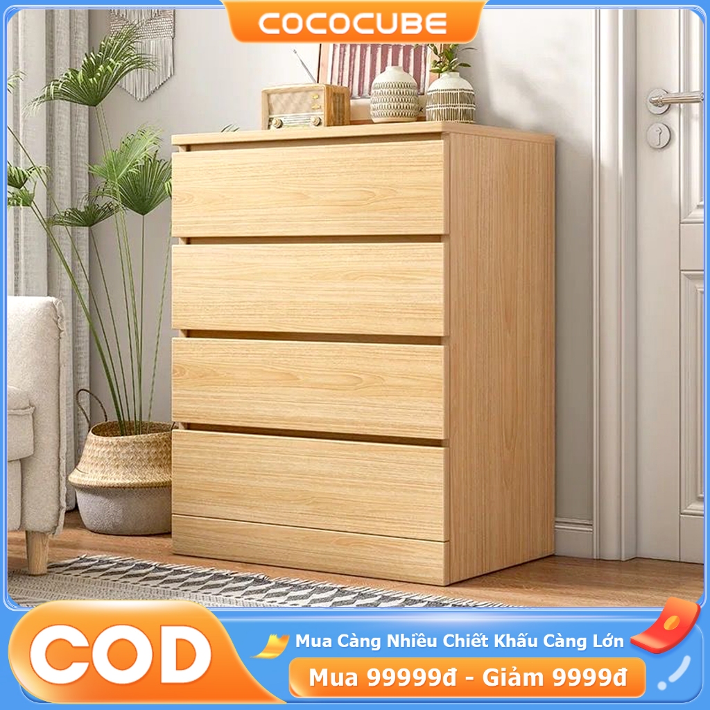 COCO Tủ gỗ đa năng tủ ngăn kéo gỗ tủ đa năng 3/4/5 ngăn kéo Tủ bảo quả Tủ ngăn kéo gỗ cho phòng ngủ và phòng khách