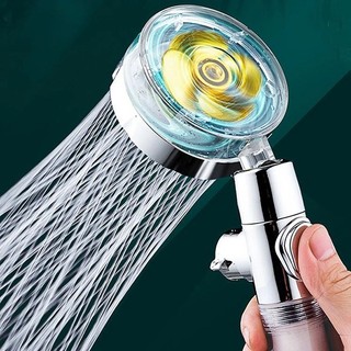 Bát sen vòi sen tăng áp, vòi sen cánh quạt cao cấp tăng áp có nút nhấn stop trên thân bát sen