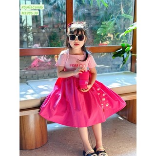 Váy gấu dâu sọc- ZUNkids