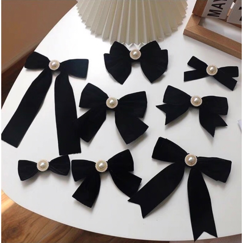 @ROSE -TAG CÀI ÁO RUY BĂNG NHUNG SỞ MI, NƠ CÀI VÁY/CỔ ÁO NỮ