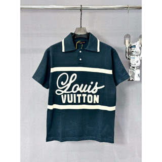 [Hight Quality] Hàng Có Sẵn!! Áo Polo Len LV Luon Vuituoi FW24 Vintage - Cycling Jacquard Logo Sang Trọng Nam Nữ