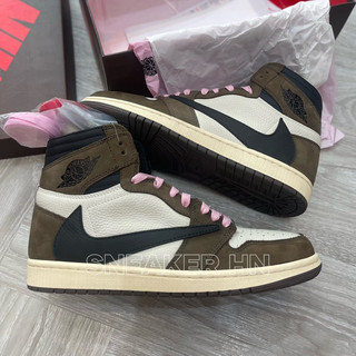 giày AIR JORDAN 1 Travis Scott màu nâu cà phê | Bản cao cấp