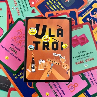 Bộ Bài Drinking Game U Là Trời nốc out thẻ bài Huệ uống thử thách cùng bạn bè cho nhóm thú vị Mẹ sóc