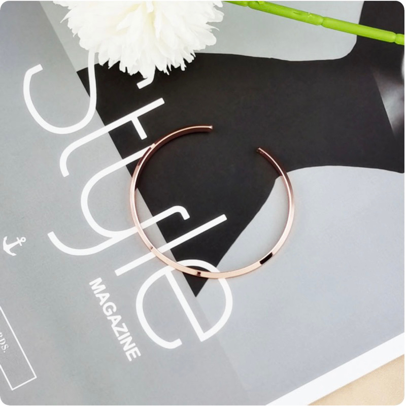 Vòng Tay cuff lắc tay Đôi Cuff Unisex Bản Đẹp chất titan Không Gỉ Twenty Jewelry Nam Nữ Tình Yêu - Mila M02