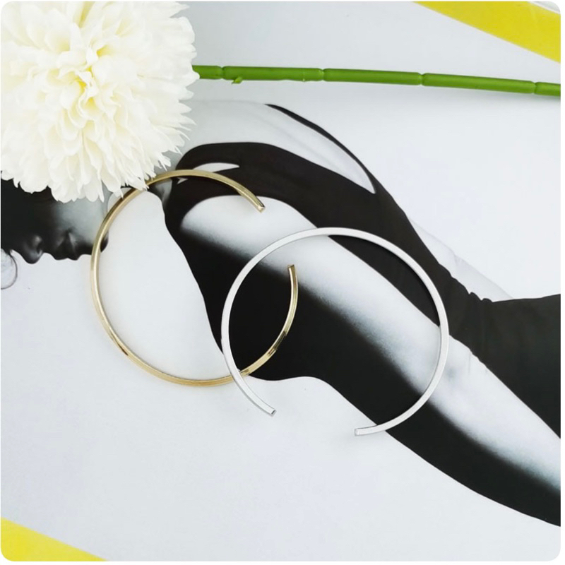 Vòng Tay cuff lắc tay Đôi Cuff Unisex Bản Đẹp chất titan Không Gỉ Twenty Jewelry Nam Nữ Tình Yêu - Mila M02