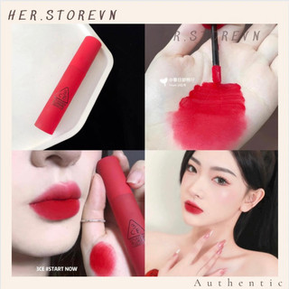 Son 3CE Blurring Liquid Lip Start Now – Màu Đỏ Thuần Cổ Điển