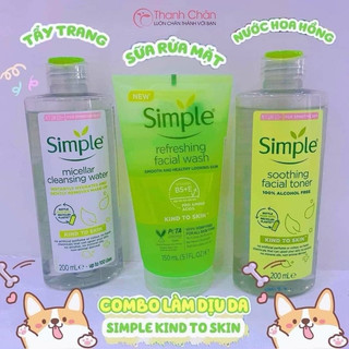Simple Sữa Rửa Mặt Refreshing Facial Wash - Sữa rửa mặt Simple cho da nhạy cảm 150ml