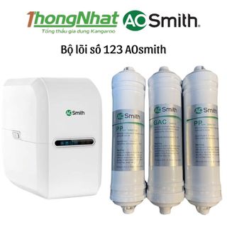 Bộ lõi 123 máy lọc nước ao smith -💥lõi lọc chính hãng💥