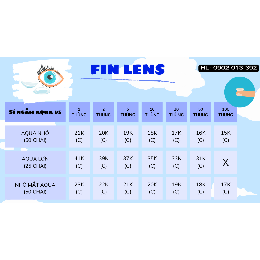 Nước Ngâm Lens +Nhỏ Mắt lens,Frenz-Pro B5,Aqua B5 Hàn Quốc Chính Hãng