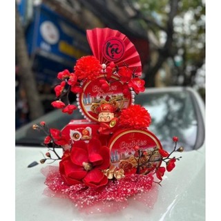giấy gấp quạt trang trí tết