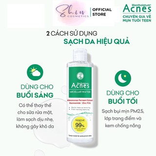 Dung Dịch Tẩy Trang Làm Sạch Dịu Nhẹ  Acnes Micellar Water 200ml