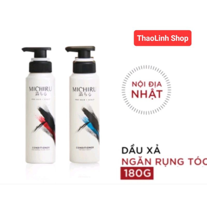 [ SALE SỐC] Dầu Xả Michiru Cao Cấp Ngăn Ngừa Rụng Tóc, Hàng Nội Địa Nhật Chính Hãng 180g [DATE 2025]